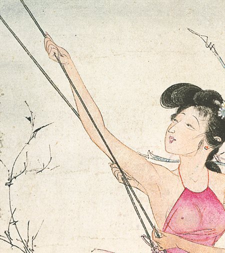 桐乡-胡也佛的仕女画和最知名的金瓶梅秘戏图